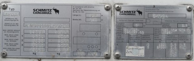 Schmitz SKO 24 Trockenfrachtkoffer